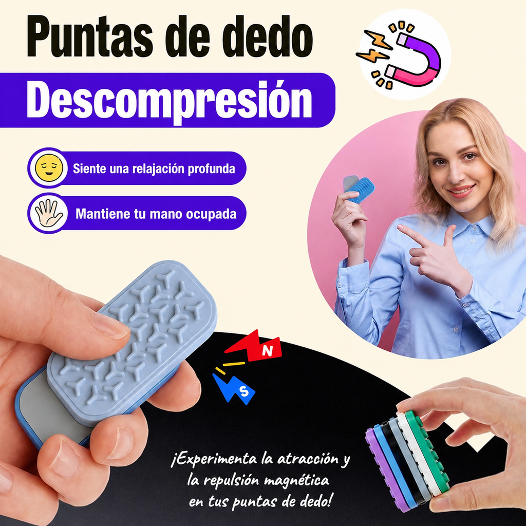 Fidget Slider Magnético Antiestrés