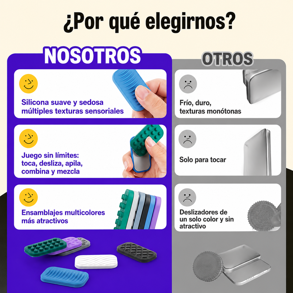 Fidget Slider Magnético Antiestrés