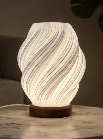 Lampara de diseño de espiral Elegante