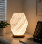 Lampara de diseño de espiral Elegante
