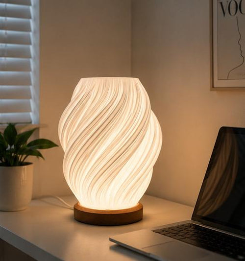 Lampara de diseño de espiral Elegante